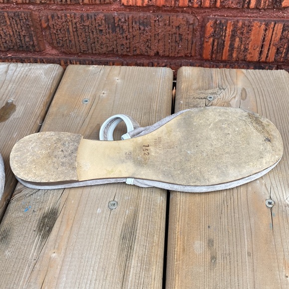 Y2K Designer Italian Stretchy Suede Slingback Flats! 38, 7.5 - Picture 4 of 5